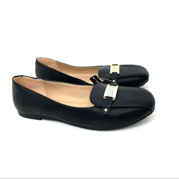 Kenneth Cole Flash Time Black Faux Pebbled Leather Comfort Loafers New Nwt - Picture 2 of 15